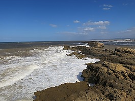 摩洛哥,海滩,冲浪