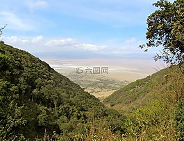 景觀,山,天空