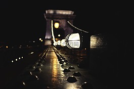 桥,链,夜