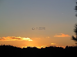 太陽(yáng),落山的太陽(yáng),日落