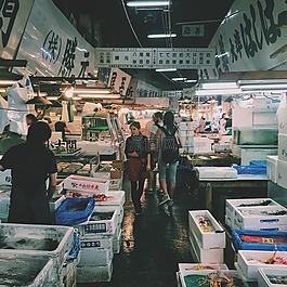 韓國,濕,市場