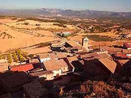 村,山,西班牙