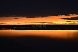 日落,薩利納斯,天空