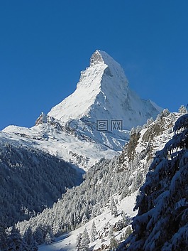 高山,山,雪