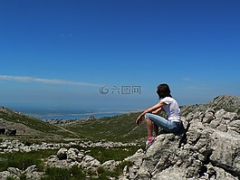 思維,冥想,景觀