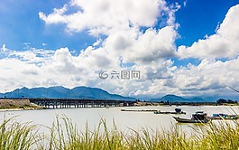 橋梁,長,戶外