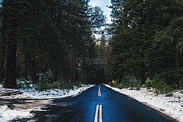 街,路,雪