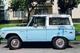 吉普車,車,藍(lán)色