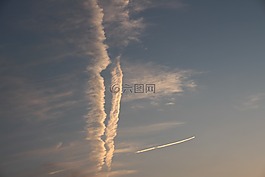 天空,白云,背景