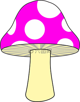 蘑菇,性質,粉紅色的蘑菇