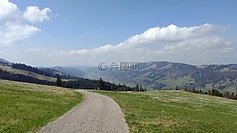 山,高山,全景