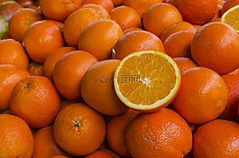 橙色,水果,食品