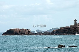 岬角,海,灯塔