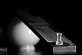 國(guó)際象棋,塔,黑色和白色