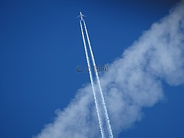 飛機(jī),軌跡,天空