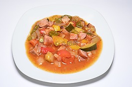 leczo,晚餐,吃