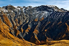 法國(guó),山,雪