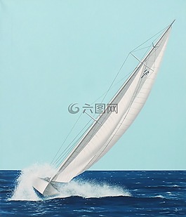 船帆,小船,船