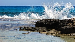 波,砸,泡沫