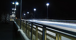 橋,燈,晚上