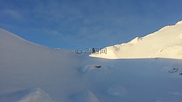 雪,下坡滑雪,天空