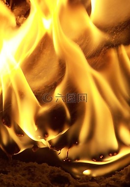 火,火焰,熱