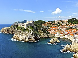 杜布羅夫尼克,海岸,海景
