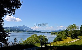 假期,夏季,rottachsee