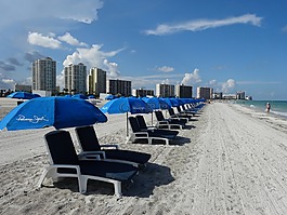 海滩,清水,椅子