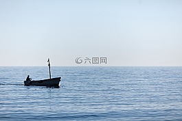 水域,海,小船