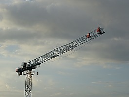 起重機,建設(shè),天空