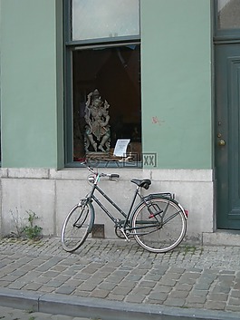 街,自行車,路面