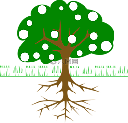 樹,根,水果