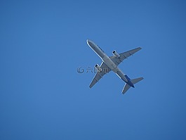 飛機(jī),pasagierflugzeug,天空