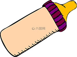 嬰兒,瓶,粉紅色