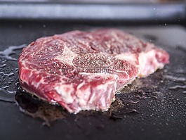 牛排,牛肉,肉