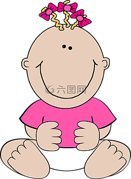 婴儿,女孩,粉红色