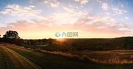 云,天空,山