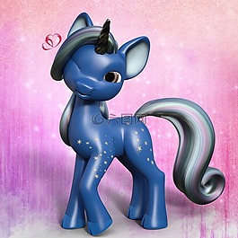 獨(dú)角獸,小馬,神秘生物