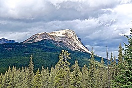 高峰,山,洛矶山