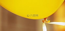 氣球,黃色,慶典