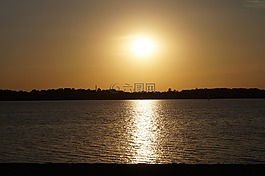 水,太陽(yáng),日落