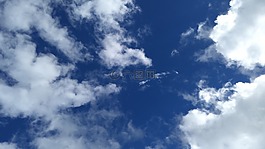 藍天,天空,云朵