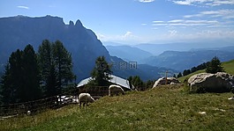 假期,南蒂羅爾,山