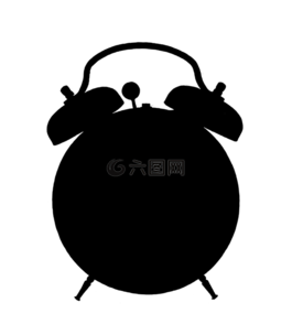 鬧鐘,剪影,時鐘