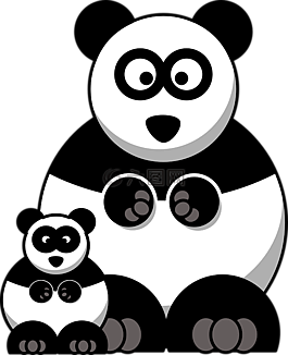熊貓,家庭,嬰兒