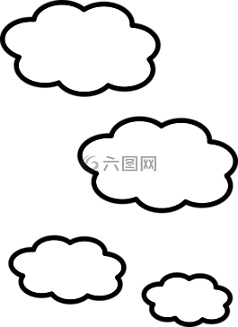 云,白,形狀