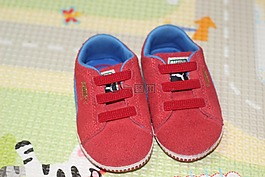 嬰兒,鞋子,紅色