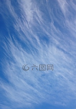 藍(lán)色,天空,云