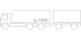 交通,卡車,拖車